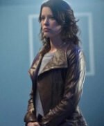 Audrey Marie Anderson Arrow Dark Brown Jacket