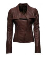 Audrey Marie Anderson Arrow Dark Brown Jacket