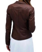 Audrey Marie Anderson Arrow Dark Brown Jacket