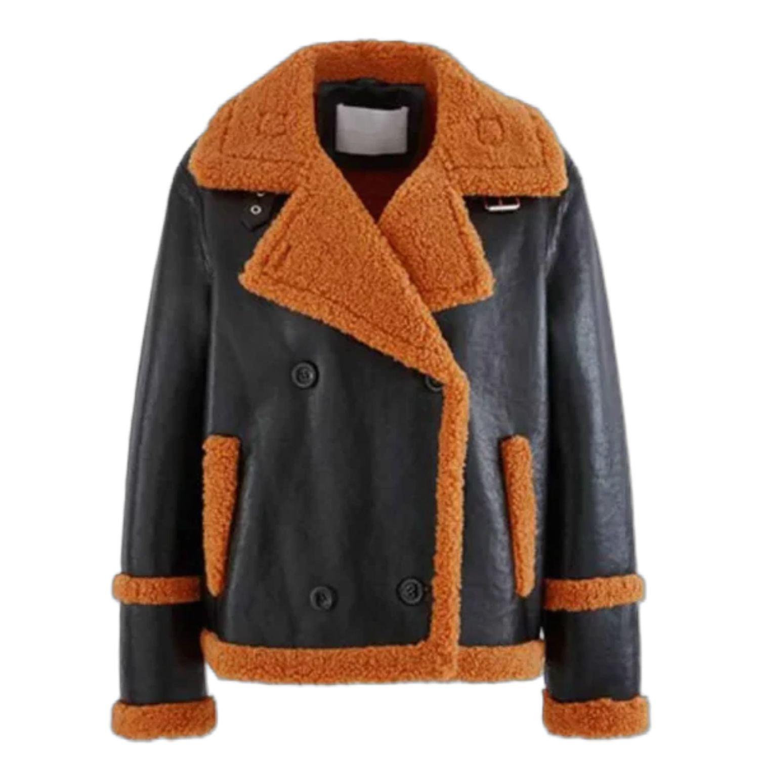 Austin Brown Leather Black Jacket Austin Brown Leather Black Jacket