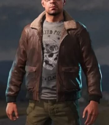Aviator Far Cry 5 Brown Jacket