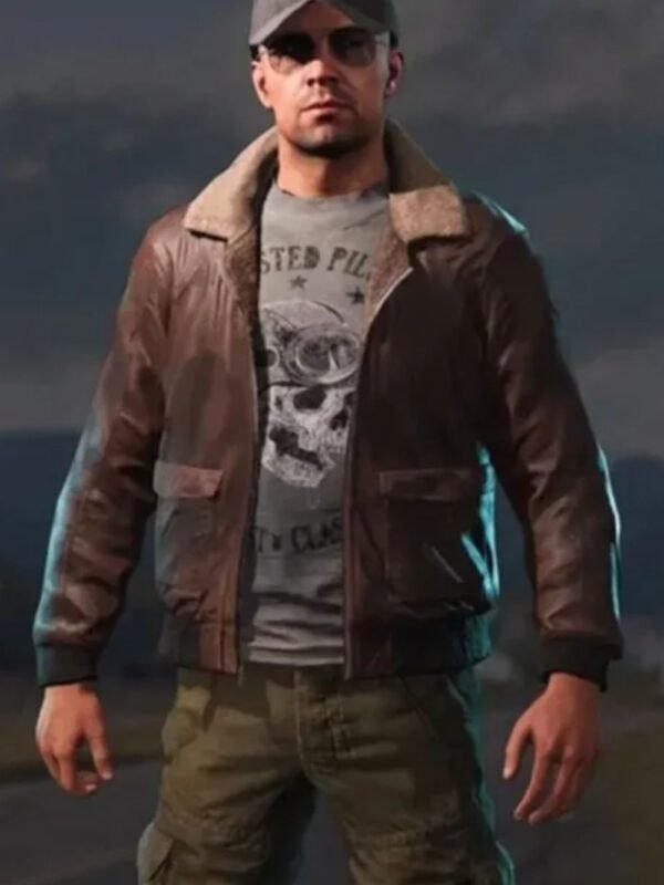 Aviator Far Cry 5 Brown Jacket