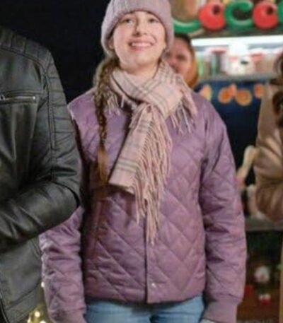 Ayla Evans To All A Good Night Purple Jacket