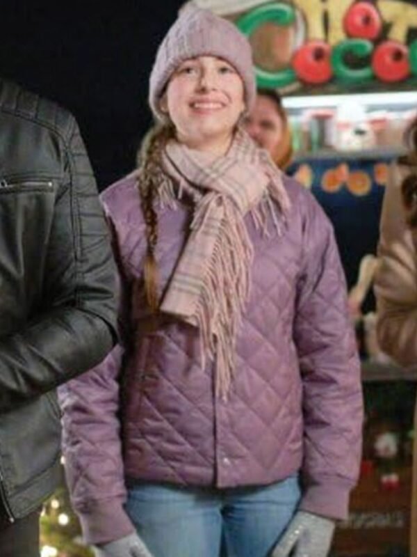 Ayla Evans To All A Good Night Purple Jacket