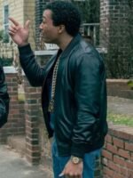 BMF Demetrius Lil Meech Flenory Black Bomber Jacket