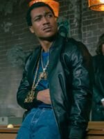 BMF Demetrius Lil Meech Flenory Black Bomber Jacket