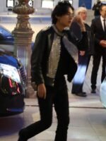 BTS V The Streets Of France Studded Leather Jacket