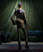 Back 4 Blood B4B Cleaner Karlee Black Biker Leather Jacket