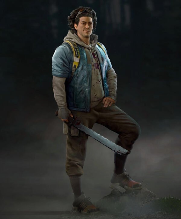 Back 4 Blood Game B4B Evangelo Blue Leather Jacket