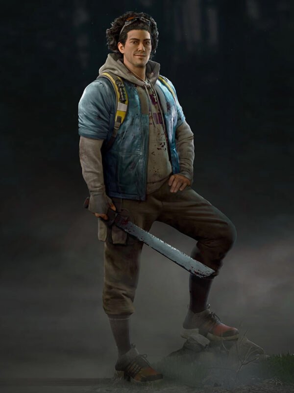 Back 4 Blood Game B4B Evangelo Blue Leather Jacket