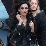 Back To Black 2024 Marisa Abela Black Biker Leather Jacket