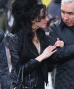 Back To Black 2024 Marisa Abela Black Biker Leather Jacket