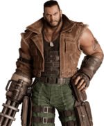 Barret Wallace Final Fantasy VII Remake Brown Leather Vest