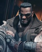 Barret Wallace Final Fantasy VII Remake Brown Leather Vest