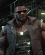Barret Wallace Final Fantasy VII Remake Brown Leather Vest