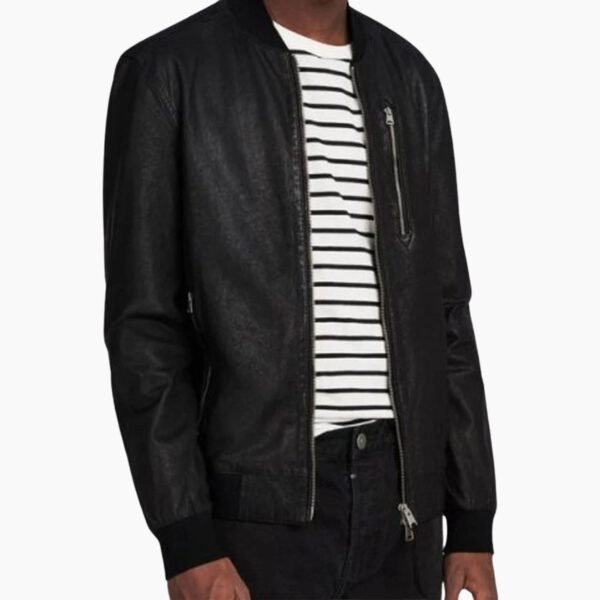 Barry Blackwell Animal Kingdom Black Leather Jacket