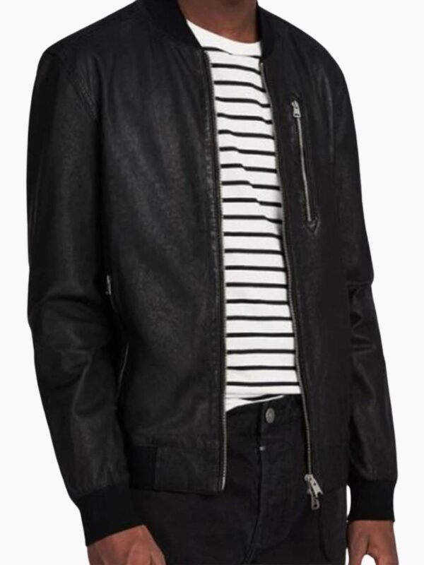 Barry Blackwell Animal Kingdom Black Leather Jacket