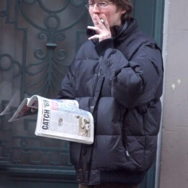 Batman 2022 The Riddler Black Puffer Jacket