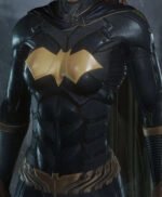 Batman Arkham Knight Batgirl Slim Fit Leather Jacket