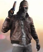 Battlefield 5 Death Dealer Bomber Leather Jacket