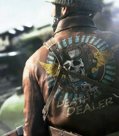 Battlefield 5 Death Dealer Bomber Leather Jacket