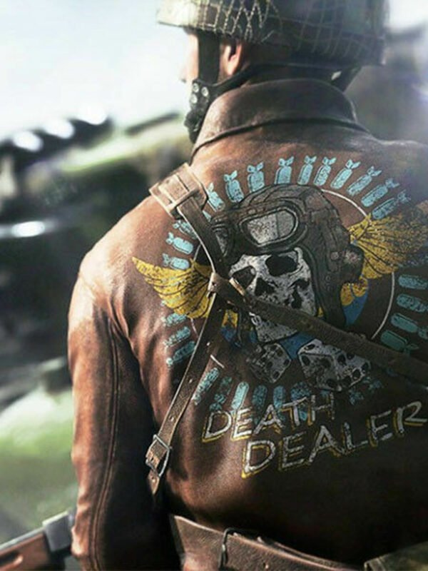 Battlefield 5 Death Dealer Bomber Leather Jacket