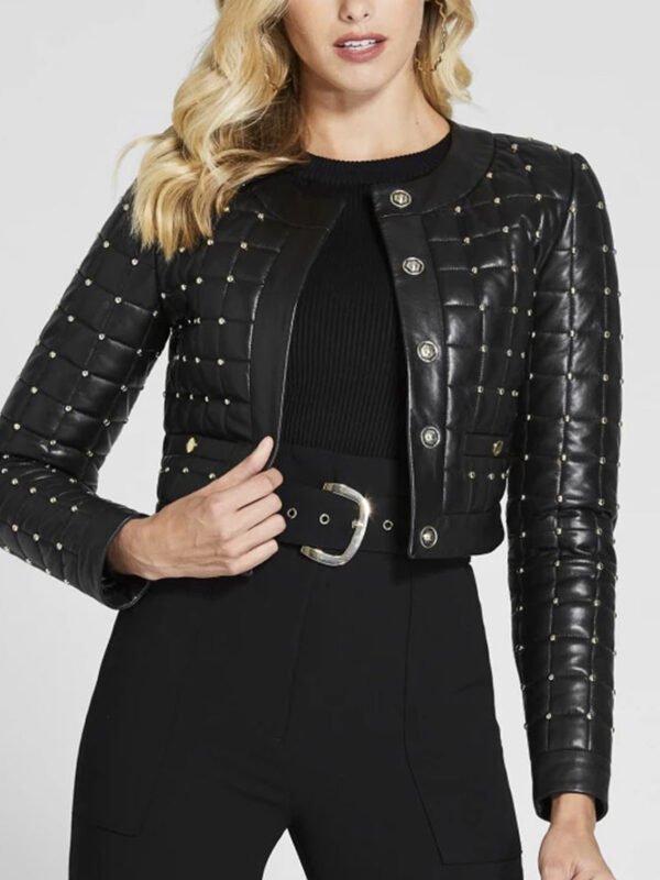 Batwoman Mary Hamilton Quilted Black Leather Jacket