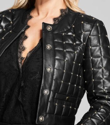 Batwoman Mary Hamilton Quilted Black Leather Jacket