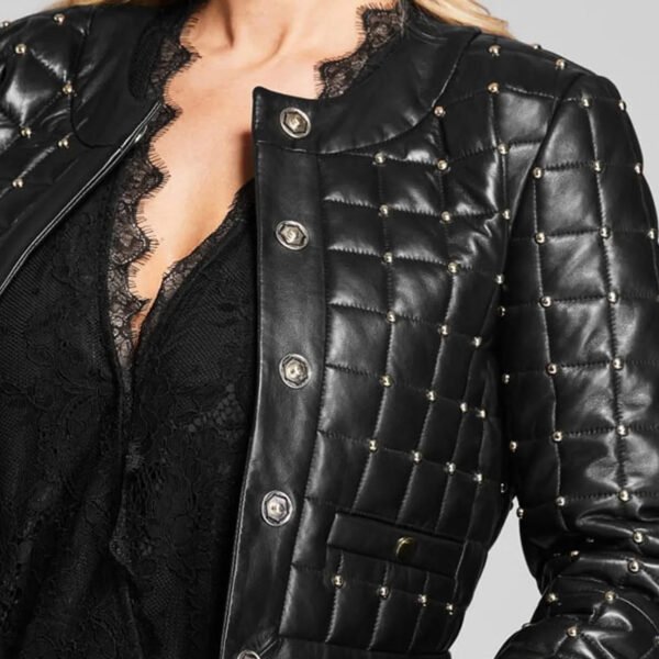 Batwoman Mary Hamilton Quilted Black Leather Jacket