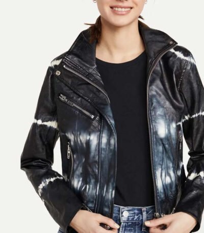 Batwoman S02 Mary Hamilton Tie-dye Leather Jacket
