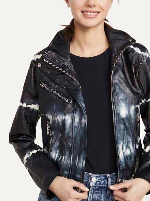 Batwoman S02 Mary Hamilton Tie-dye Leather Jacket