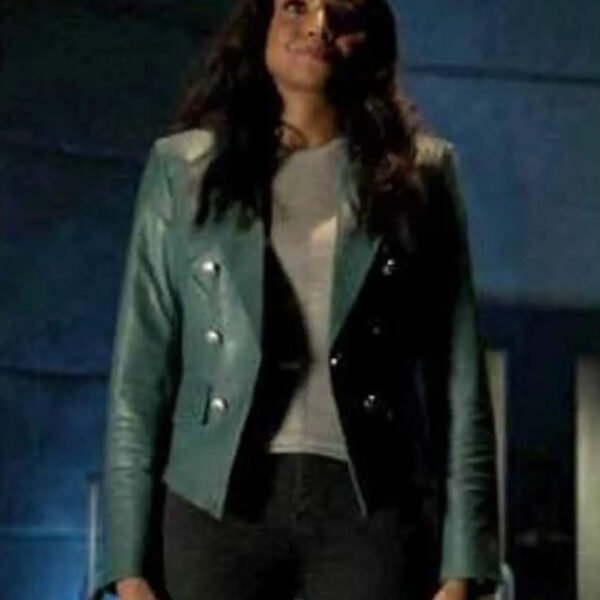 Batwoman S02 Sophie Moore Sea Blue Leather Jacket