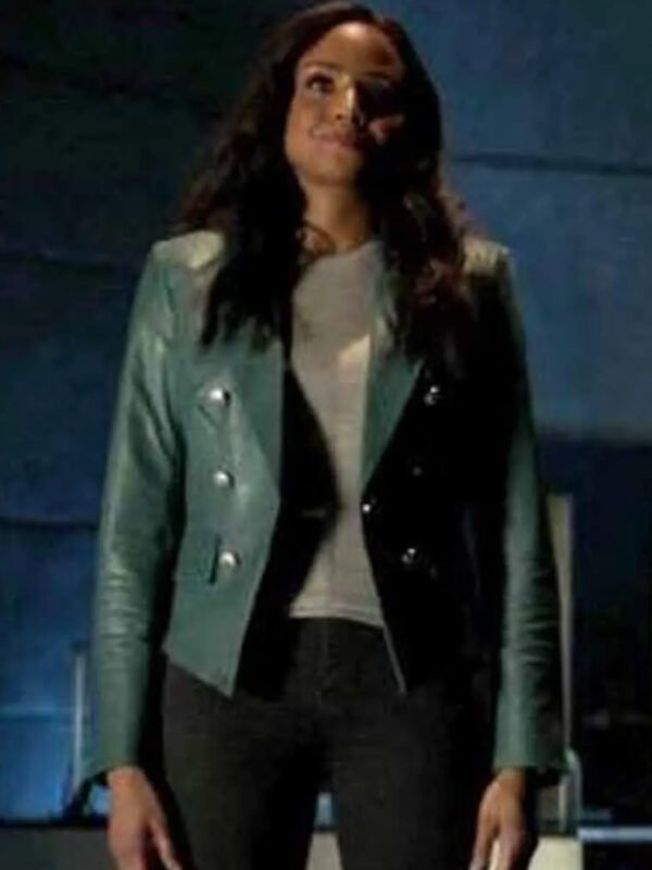 Batwoman S02 Sophie Moore Sea Blue Leather Jacket