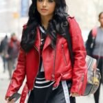 Becky G NYC Red Biker Jacket