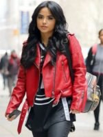 Becky G NYC Red Biker Jacket