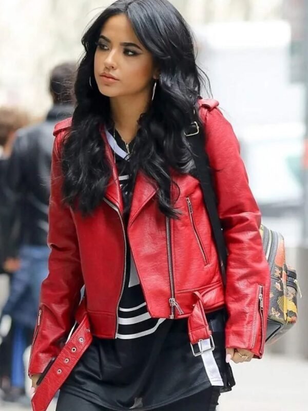 Becky G NYC Red Biker Jacket