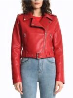 Becky G NYC Red Biker Jacket