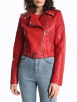Becky G NYC Red Biker Jacket