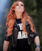 Becky Lynch I Am The Man Black Leather Jacket