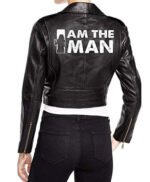Becky Lynch I Am The Man Black Leather Jacket