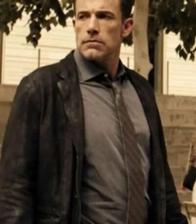 Ben Affleck Hypnotic 2023 Black Leather Jacket