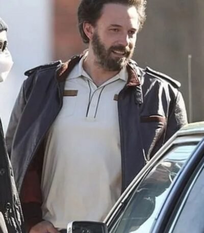 Ben Affleck The Tender Bar Bomber Leather Jacket