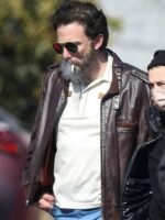 Ben Affleck The Tender Bar Bomber Leather Jacket