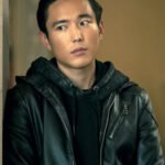 Ben Hargreeves The Umbrella Academy S02 Black Leather Jacket