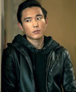 Ben Hargreeves The Umbrella Academy S02 Black Leather Jacket