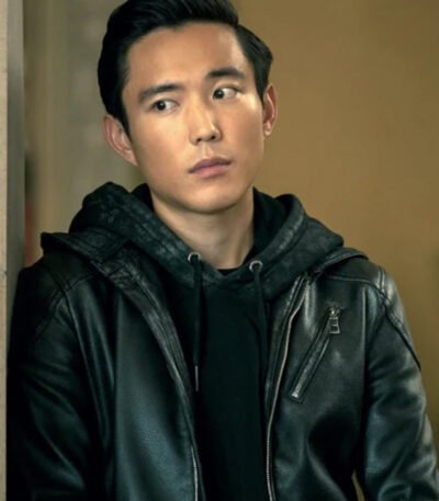 Ben Hargreeves The Umbrella Academy S02 Black Leather Jacket