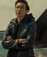 Ben Hargreeves The Umbrella Academy S02 Black Leather Jacket