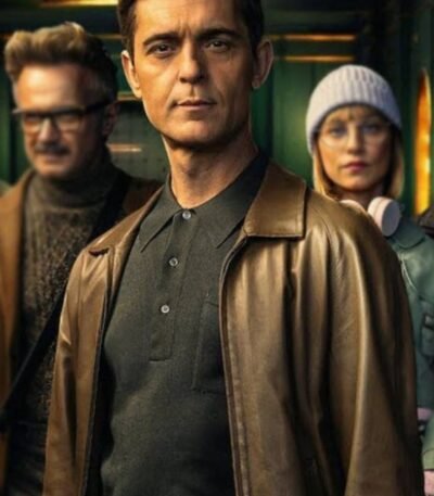 Berlin Pedro Alonso S01 Brown Leather Jacket