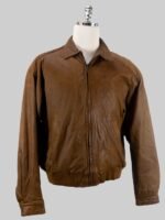 Berlin Pedro Alonso S01 Brown Leather Jacket