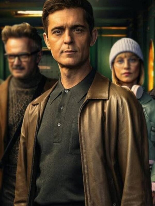 Berlin Pedro Alonso S01 Brown Leather Jacket